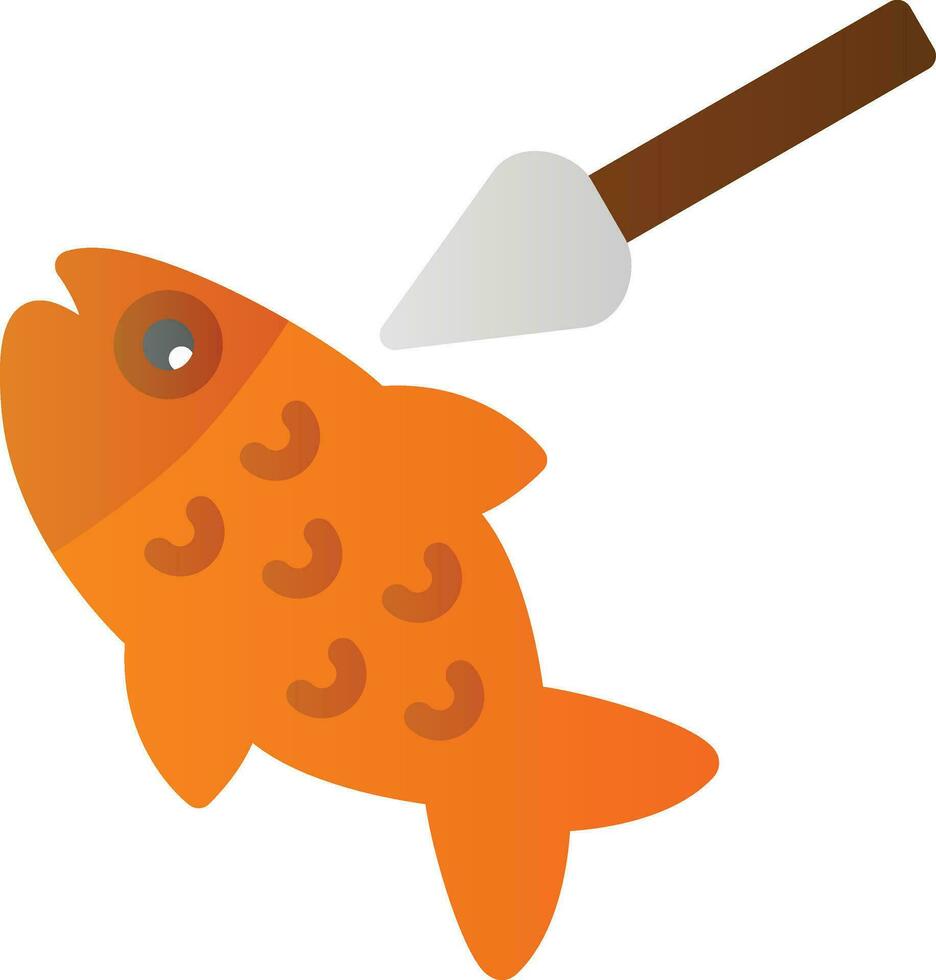 Speerfischen-Vektor-Icon-Design vektor