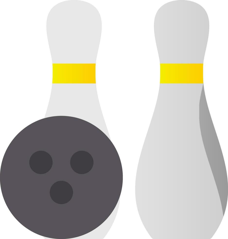 Bowling-Vektor-Icon-Design vektor