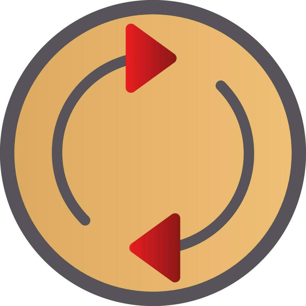 Synchronisierungsvektor-Icon-Design vektor