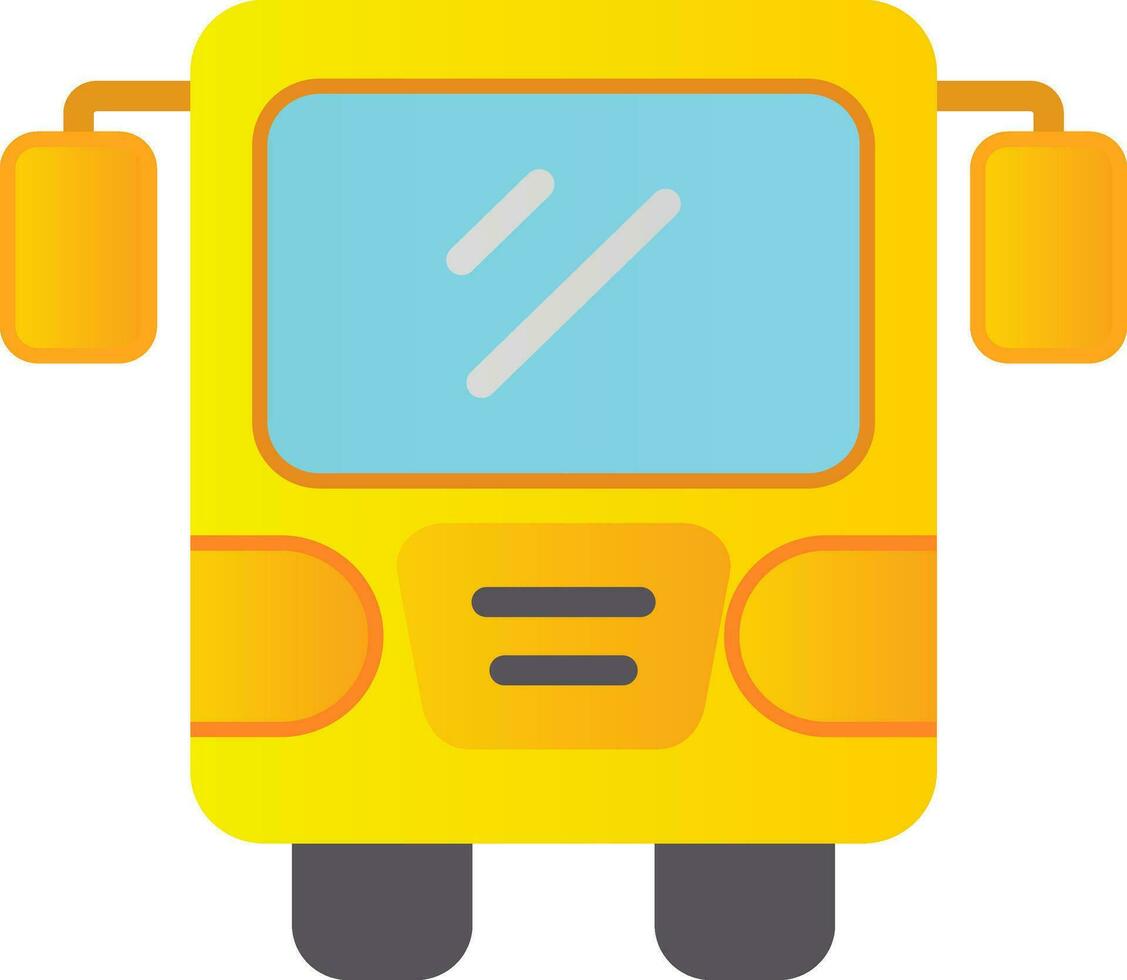 Bus-Vektor-Icon-Design vektor