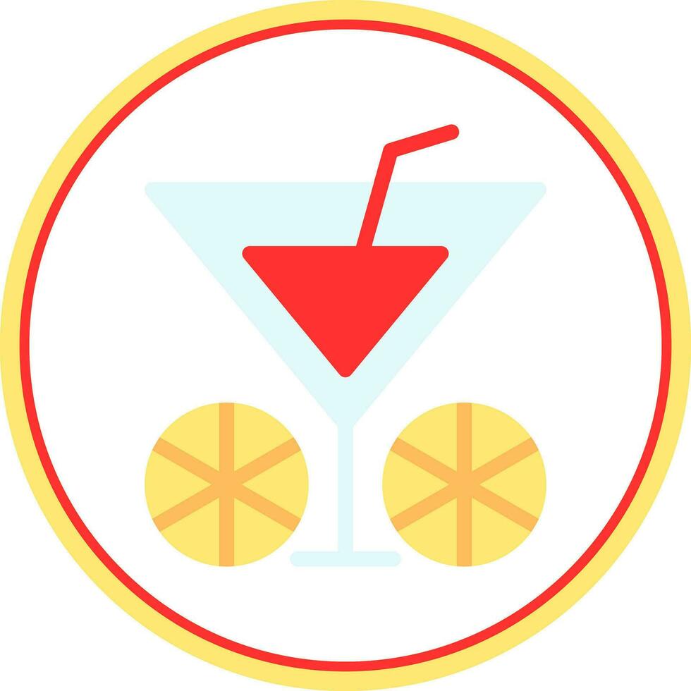 Cocktail-Vektor-Icon-Design vektor