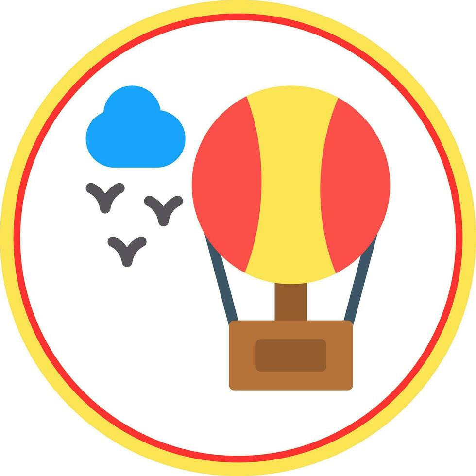 Luftballon-Vektor-Icon-Design vektor