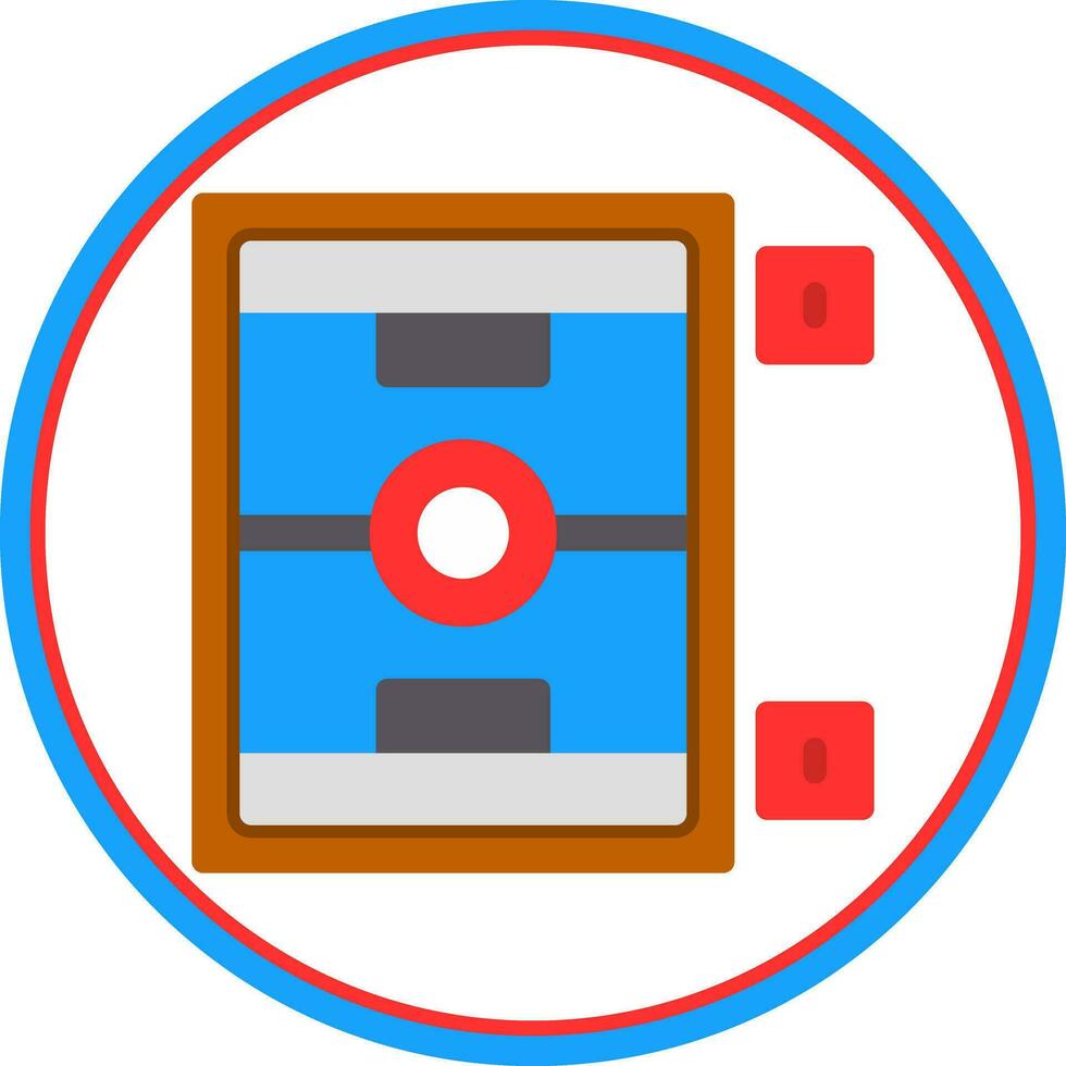 Air-Hockey-Vektor-Icon-Design vektor