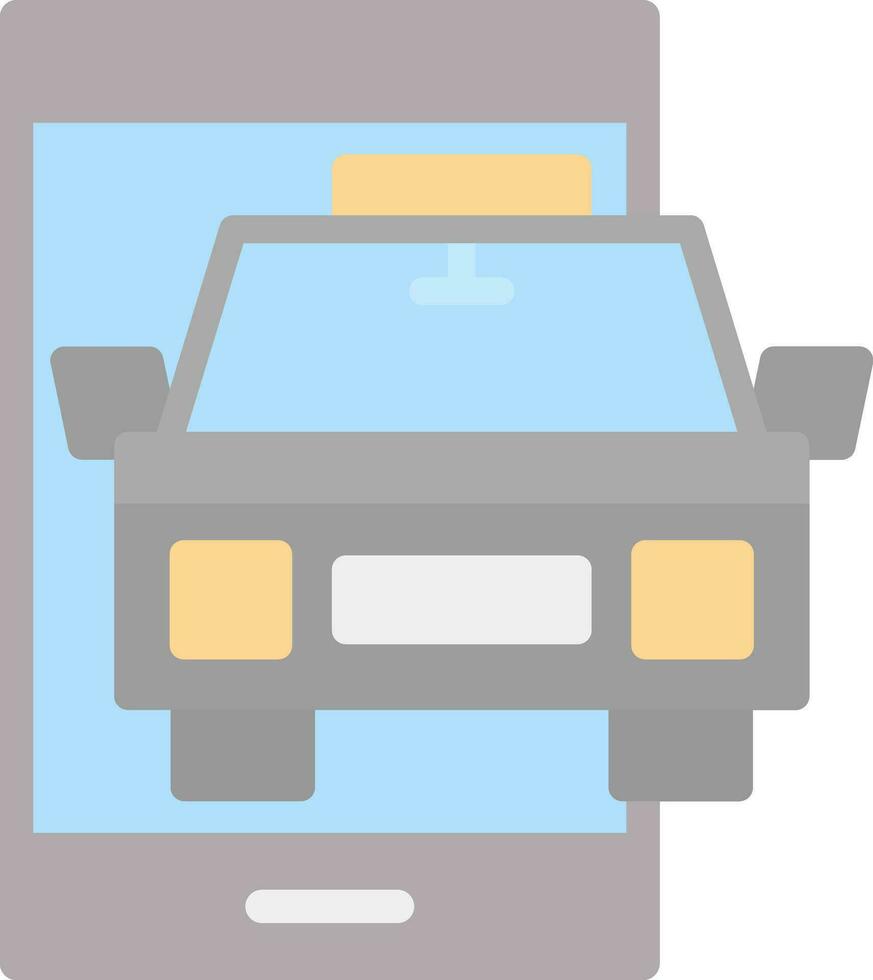 Taxi-Vektor-Icon-Design vektor