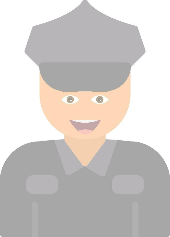 Polizei-Vektor-Icon-Design vektor