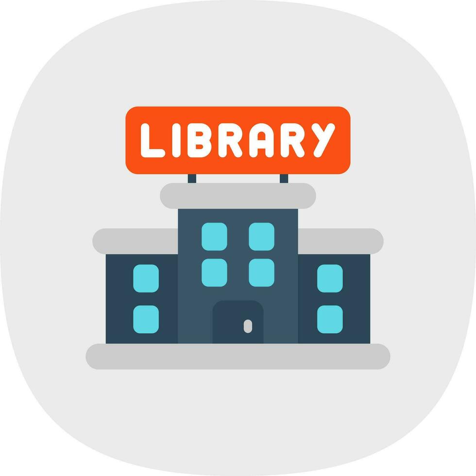 Bibliothek-Vektor-Icon-Design vektor