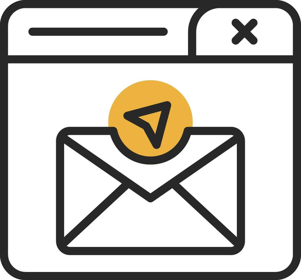 senden Mail Vektor Symbol Design