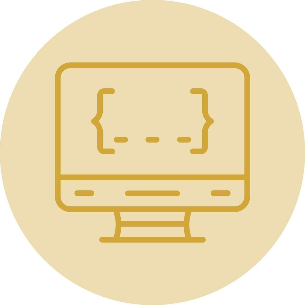 Programmiervektor-Icon-Design vektor