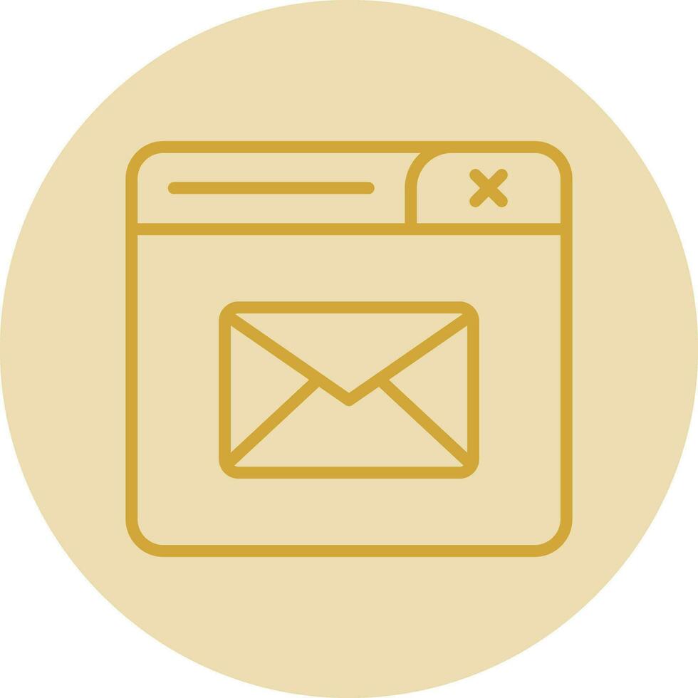 Kontakt Mail Vektor Symbol Design