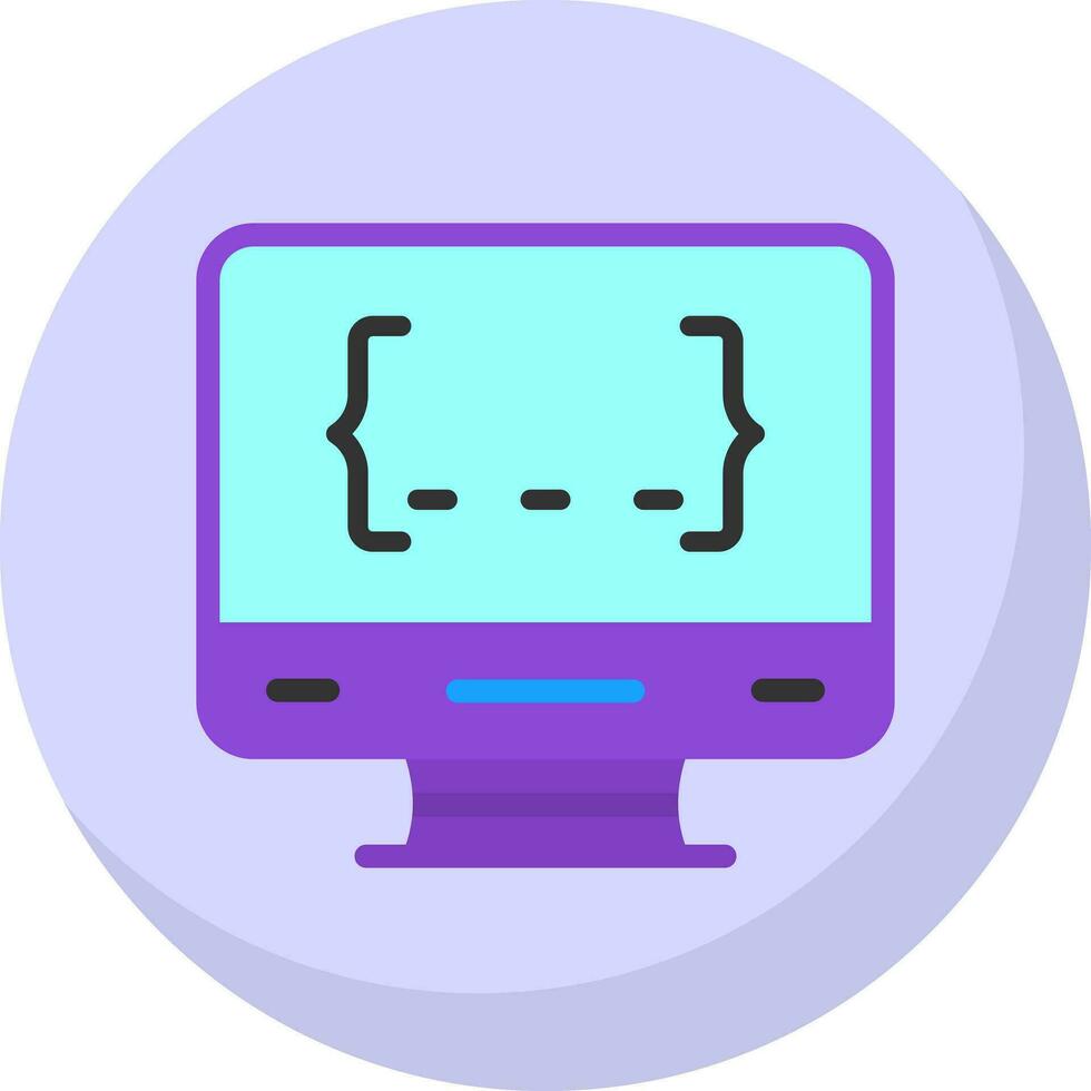 Programmiervektor-Icon-Design vektor