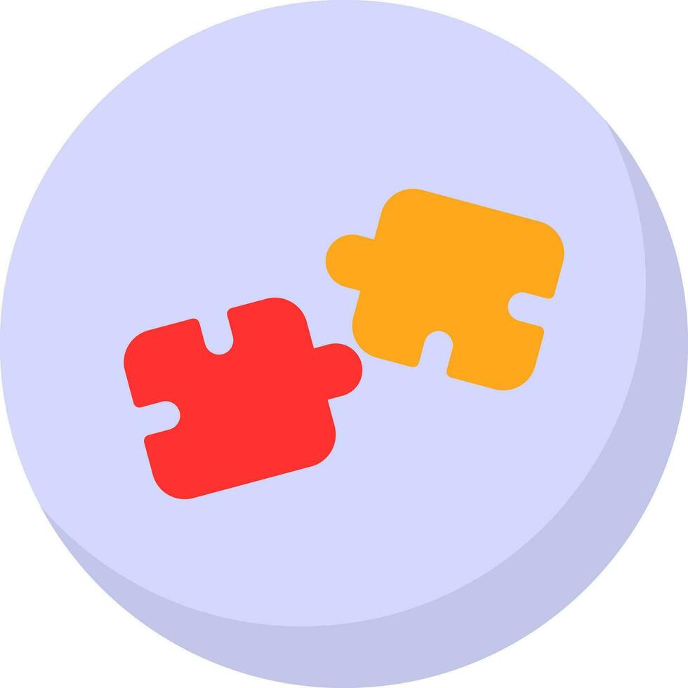 Puzzle-Vektor-Icon-Design vektor