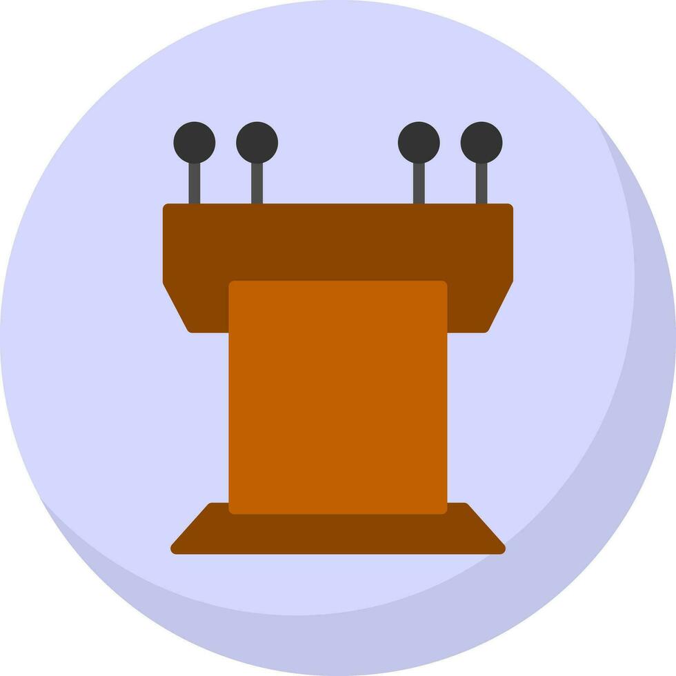 Podium-Vektor-Icon-Design vektor