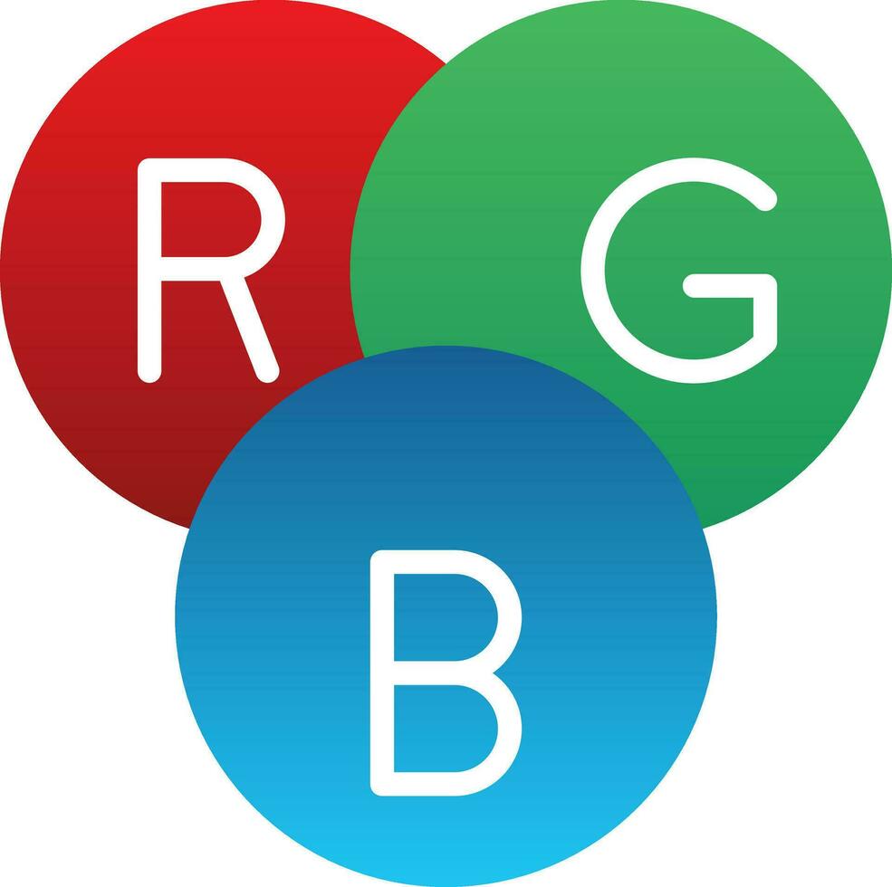 RGB-Vektor-Icon-Design vektor