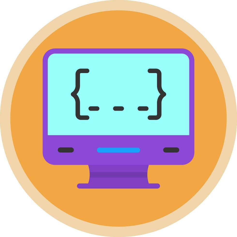 Programmiervektor-Icon-Design vektor