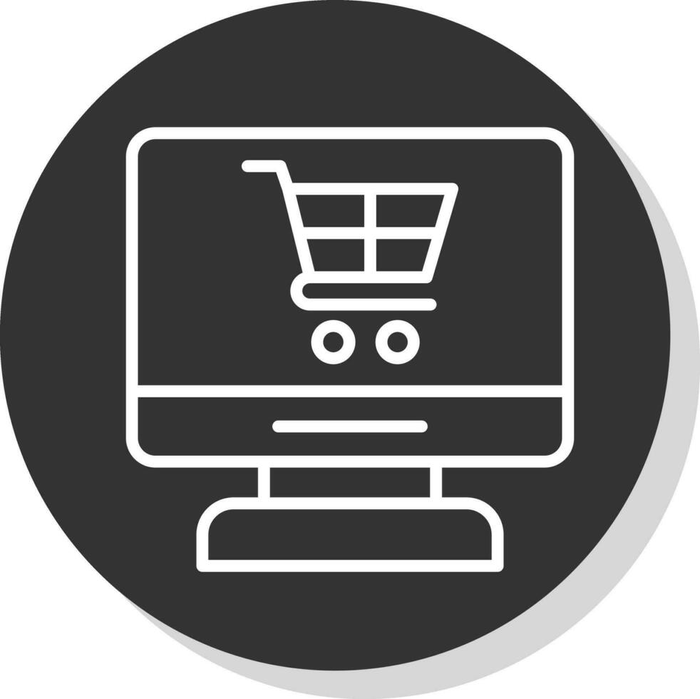 Online-Shopping-Vektor-Icon-Design vektor