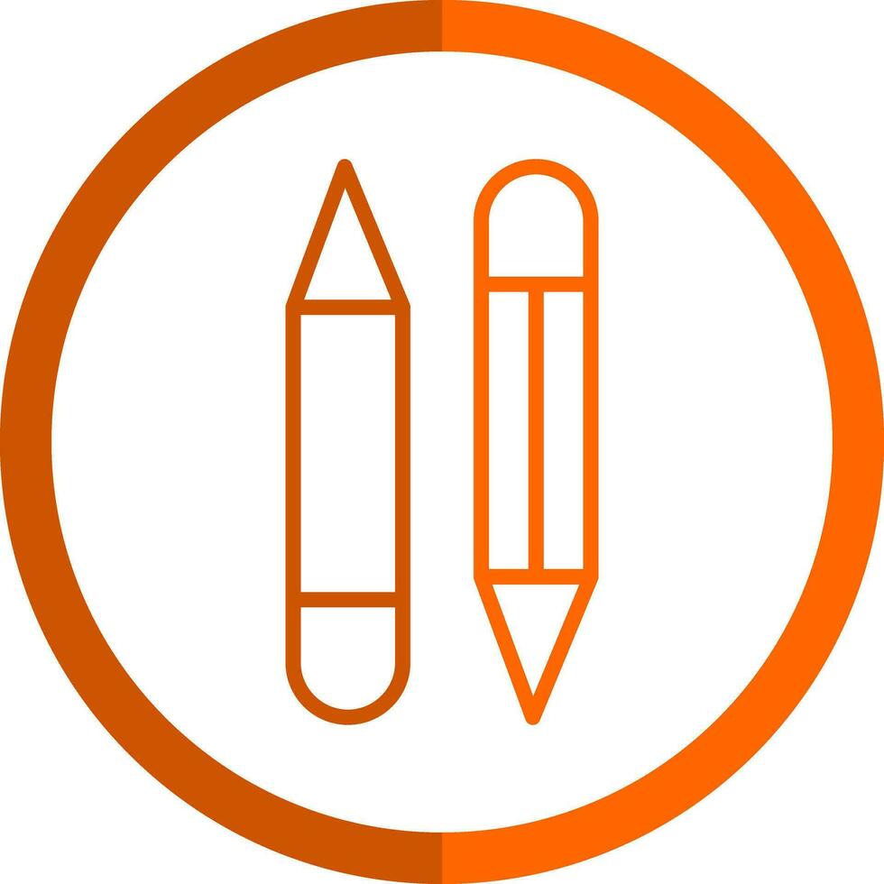 Bleistift-Vektor-Icon-Design vektor