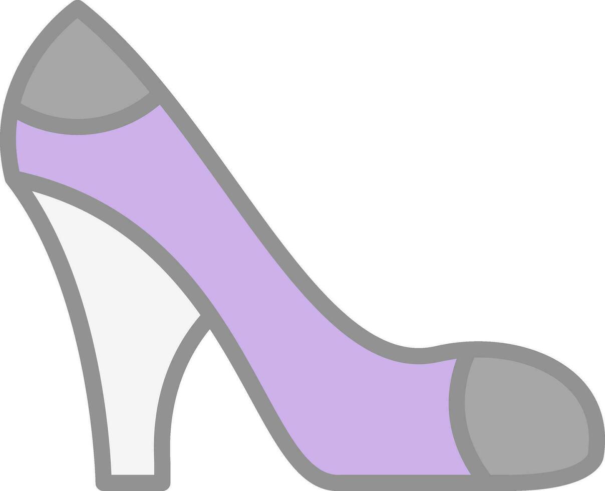 Frau Schuhe Vektor Symbol Design