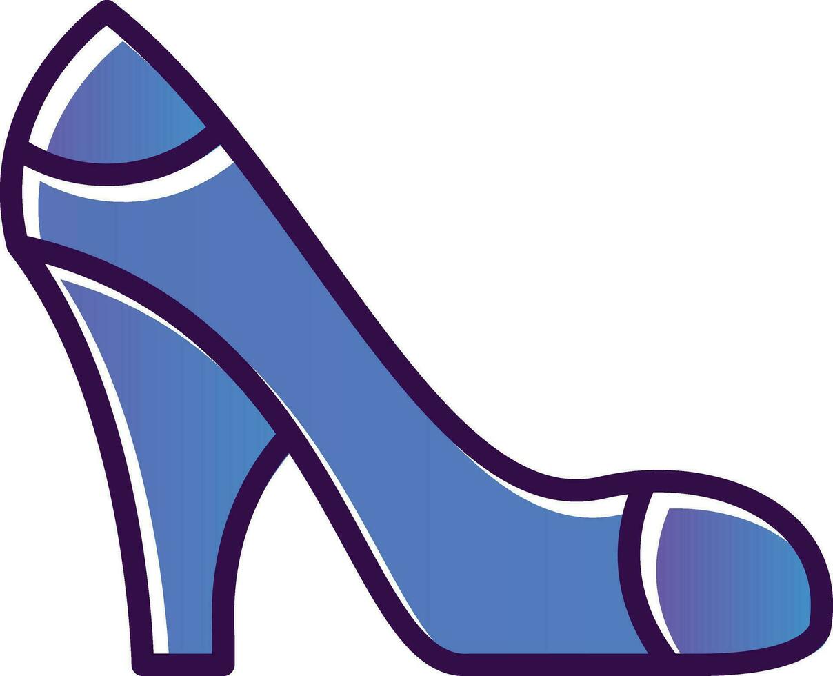 Frau Schuhe Vektor Symbol Design