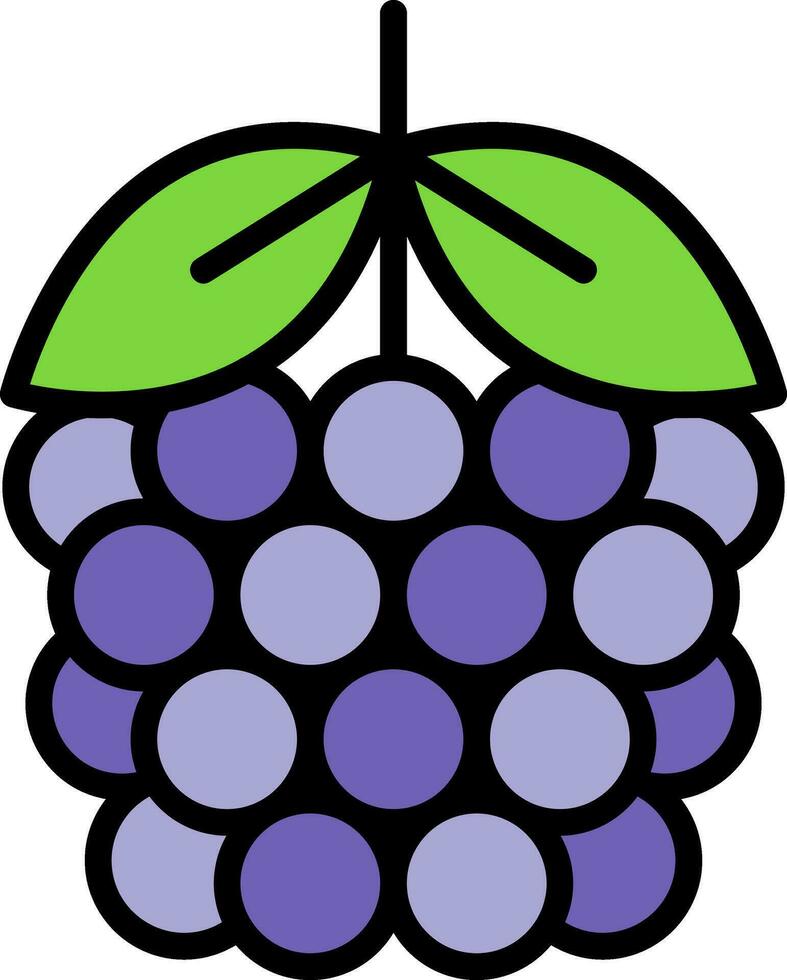 Brombeere Vektor Symbol Design