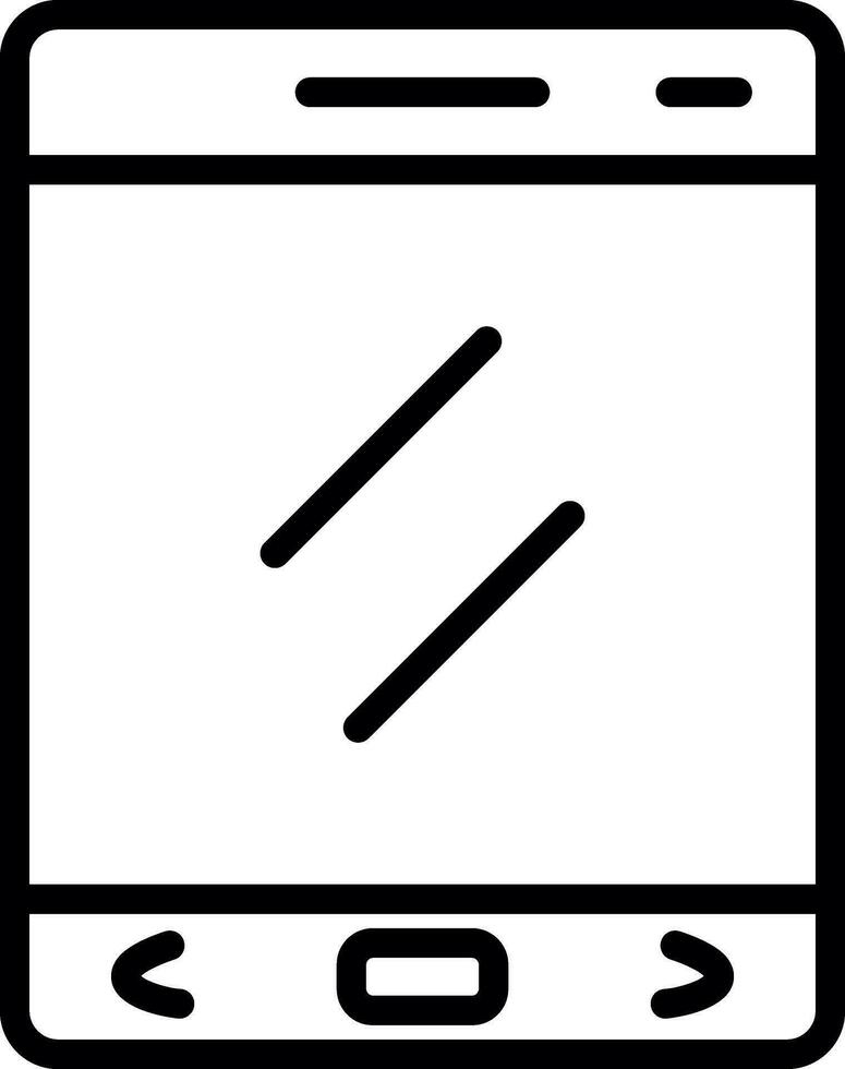 Tablette Vektor Symbol Design