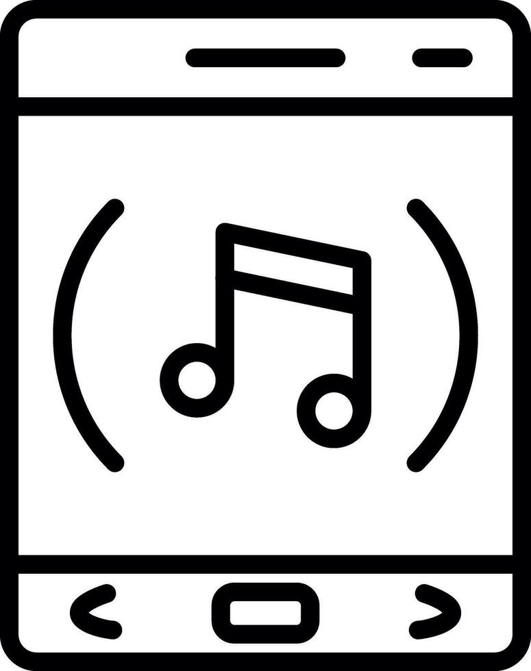 Musik- App Vektor Symbol Design