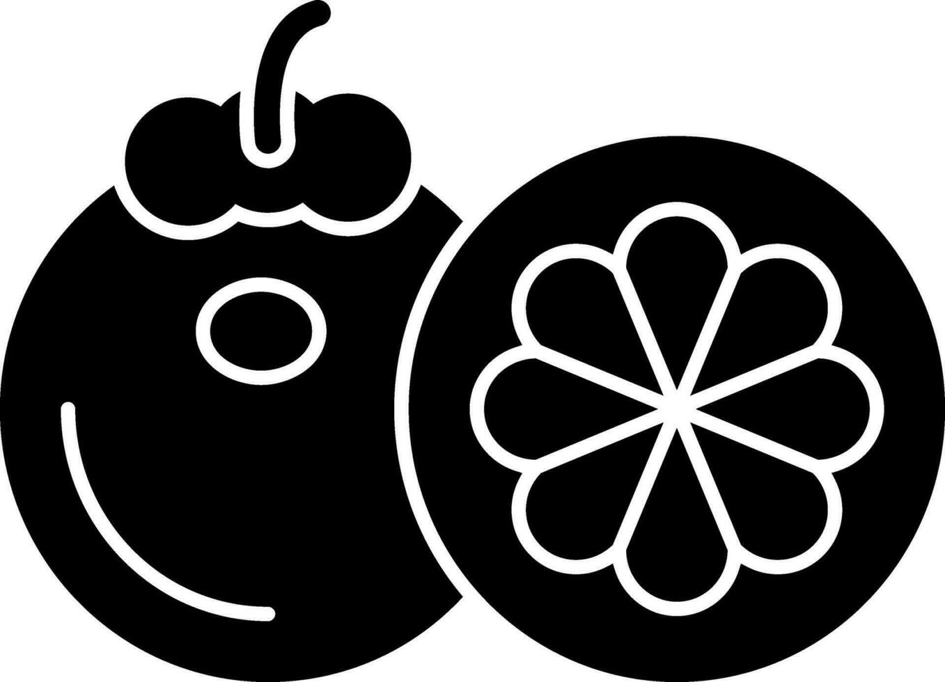 Mangostan Vektor Symbol Design