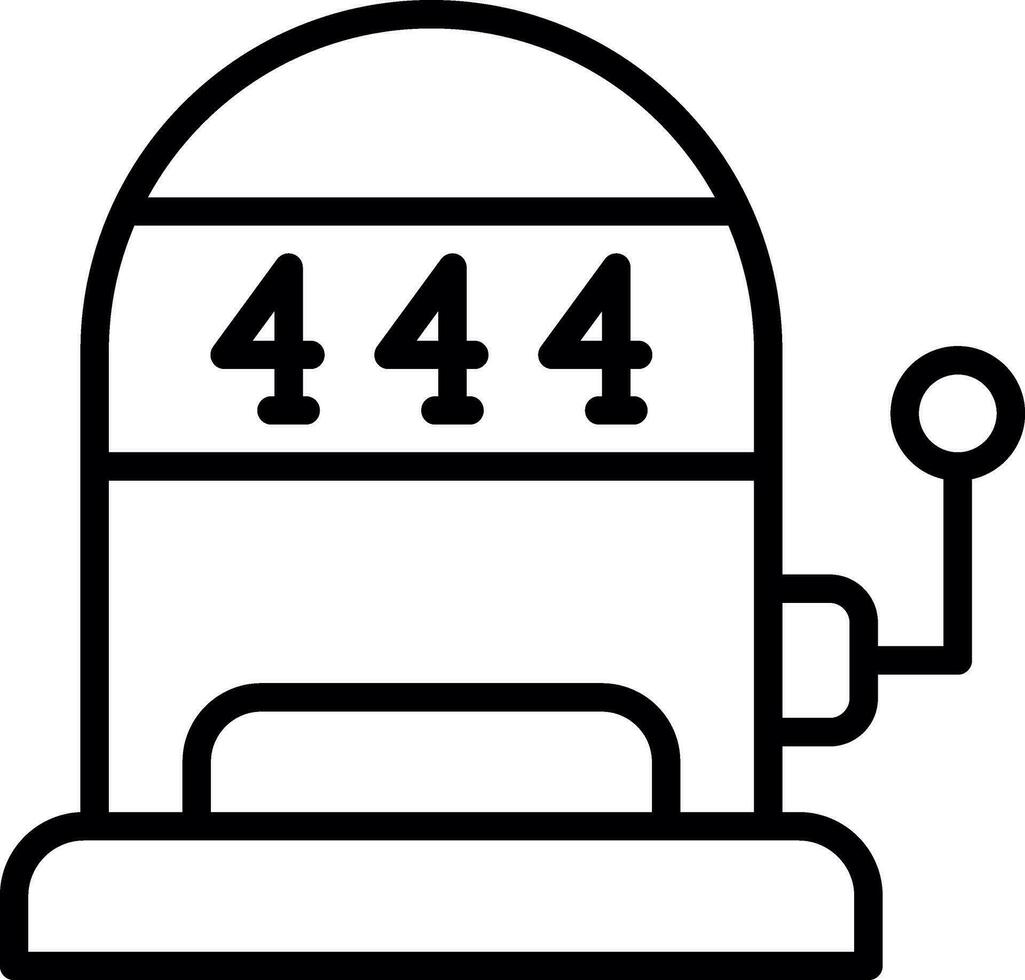 Slot Maschine Vektor Symbol Design