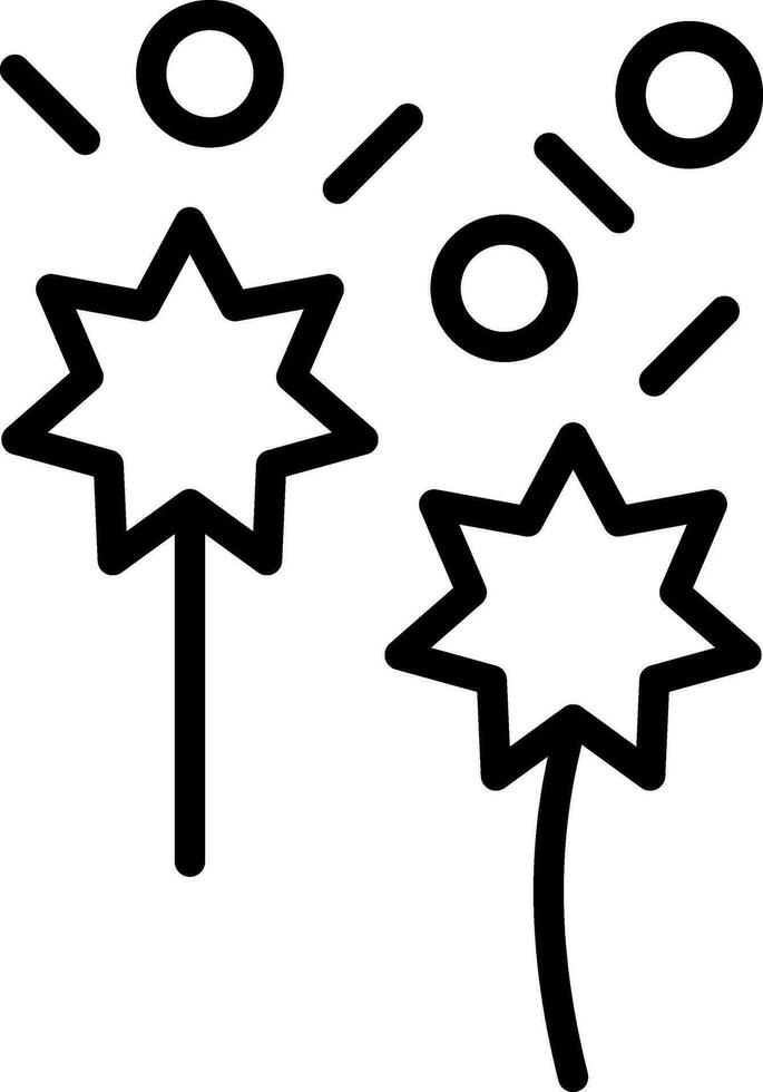 Feuerwerk Vektor Symbol Design