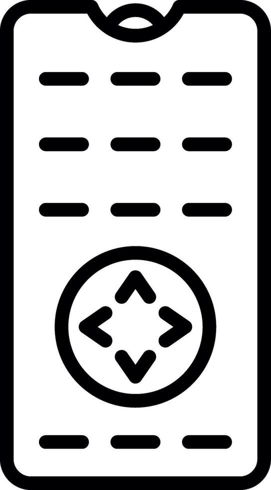 Fernbedienung Vektor Symbol Design