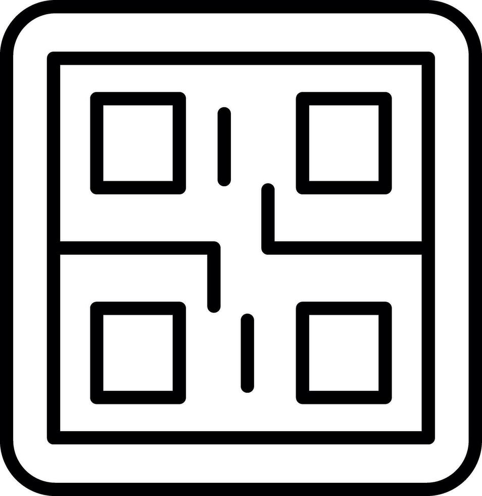 qr Code Vektor Symbol Design