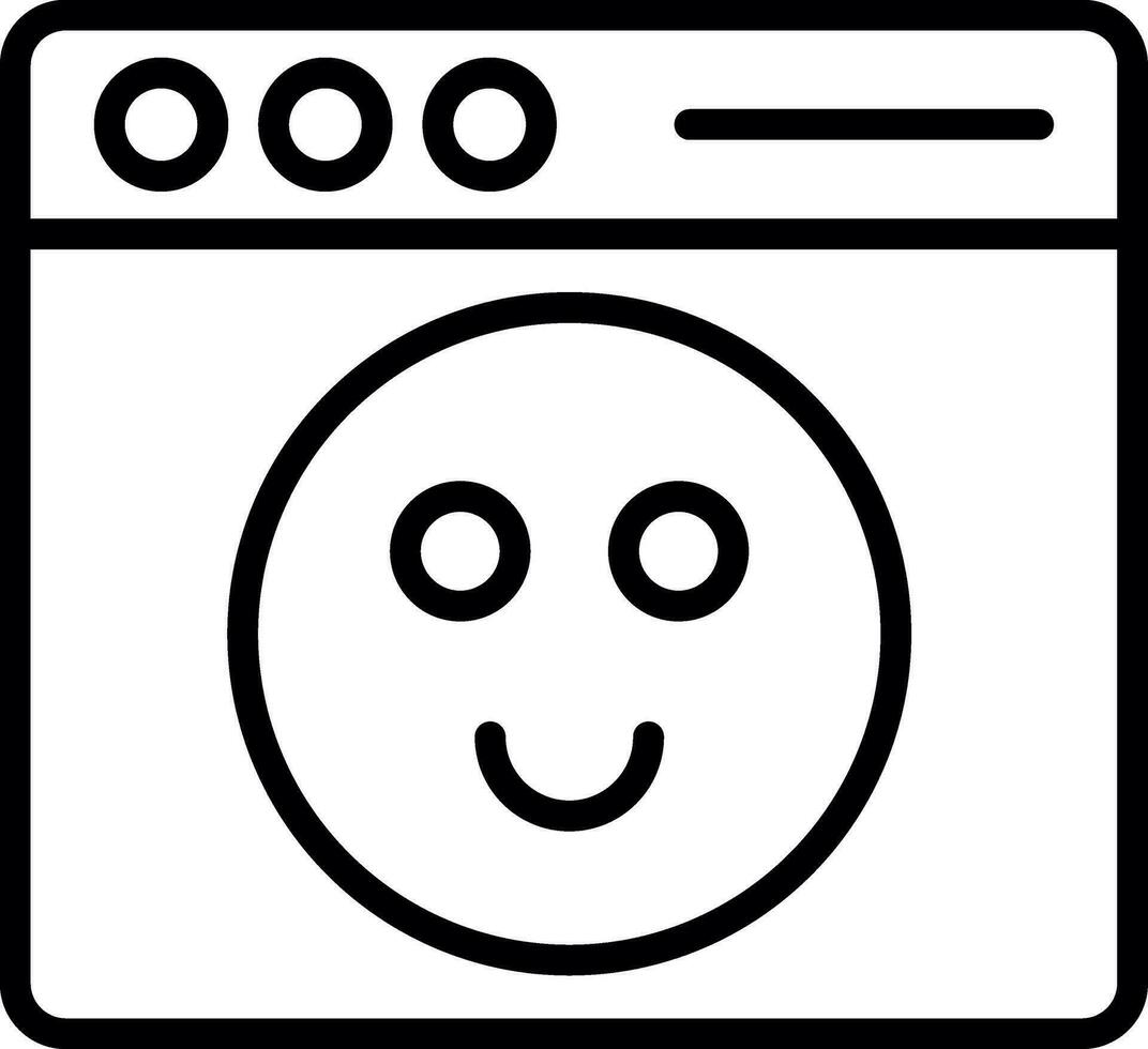 Lächeln Vektor Symbol Design