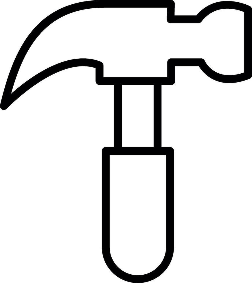 hammare vektor ikon design