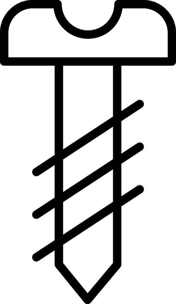 Schraube Vektor Symbol Design