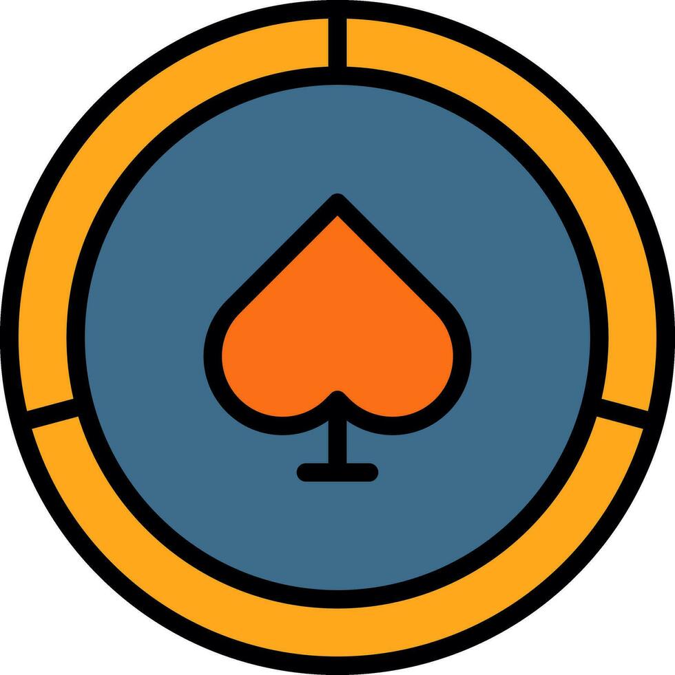 Poker Chips Vektor Symbol Design