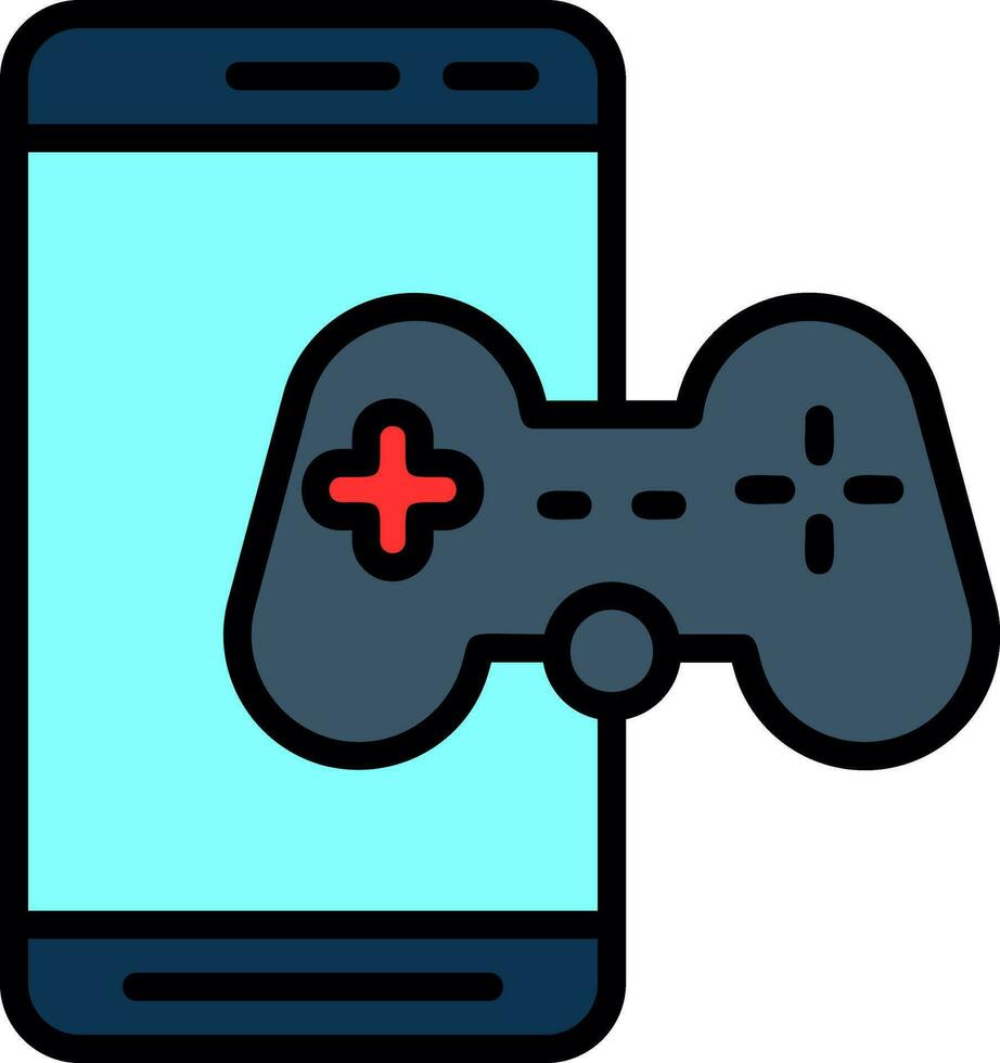 mobil spel vektor ikon design