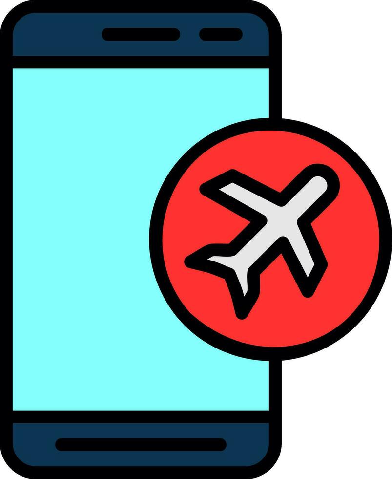 Flugzeug Modus Vektor Symbol Design