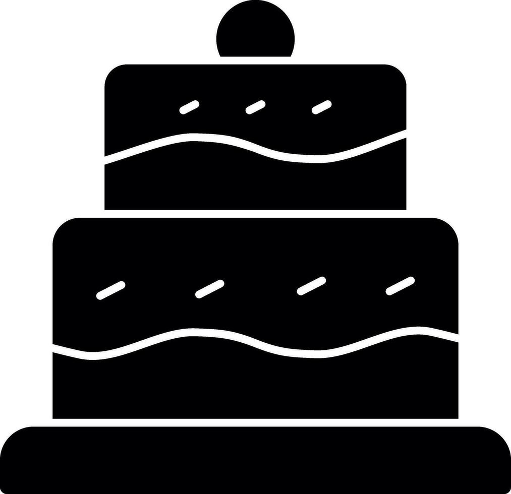 Geburtstag Kuchen Vektor Symbol Design