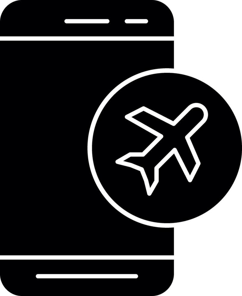 Flugzeug Modus Vektor Symbol Design