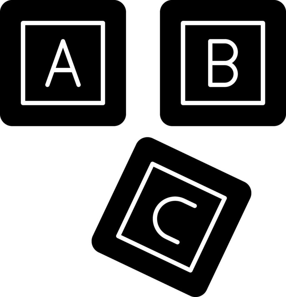 ABC Block Vektor Symbol Design