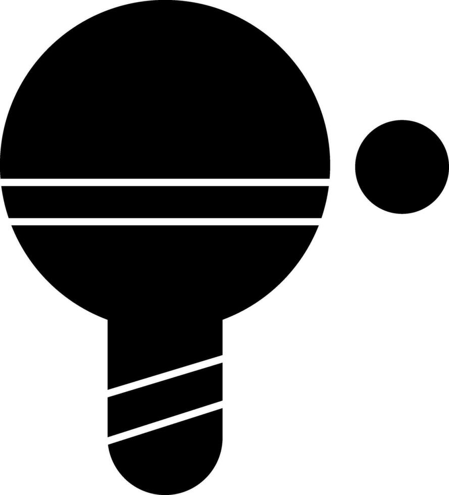 Tabelle Tennis Vektor Symbol Design