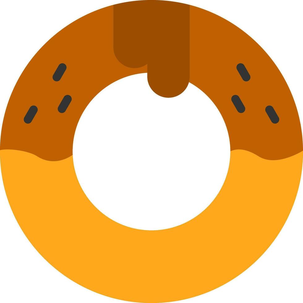 Donut-Vektor-Icon-Design vektor