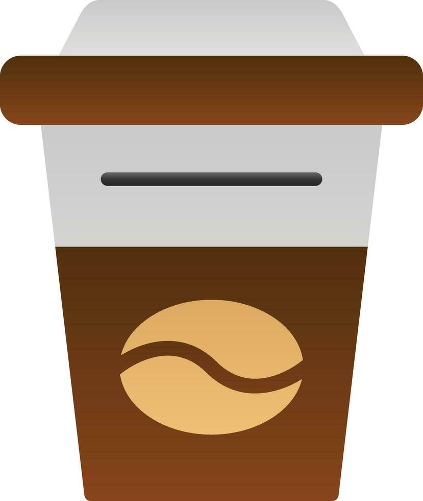 Kaffee-Vektor-Icon-Design vektor