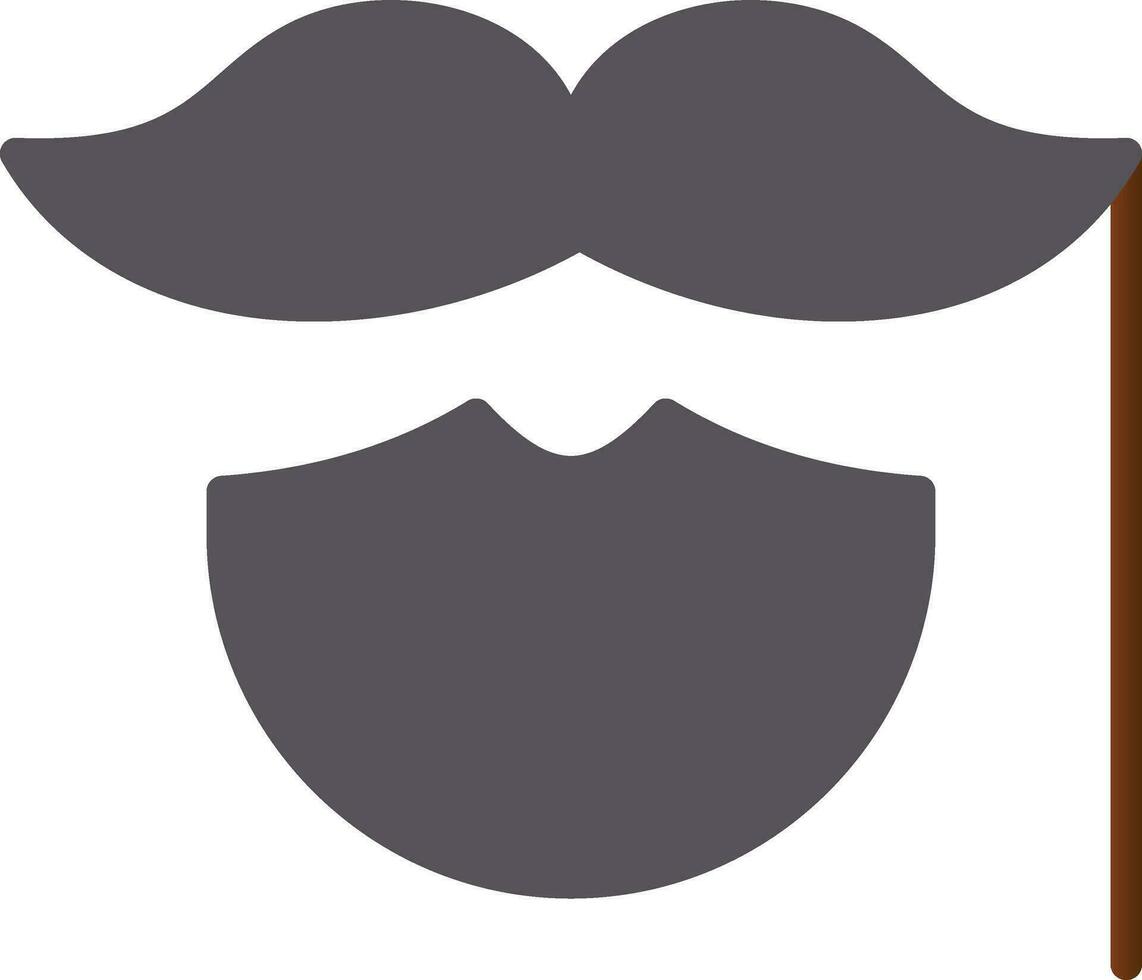 mustasch vektor ikon design