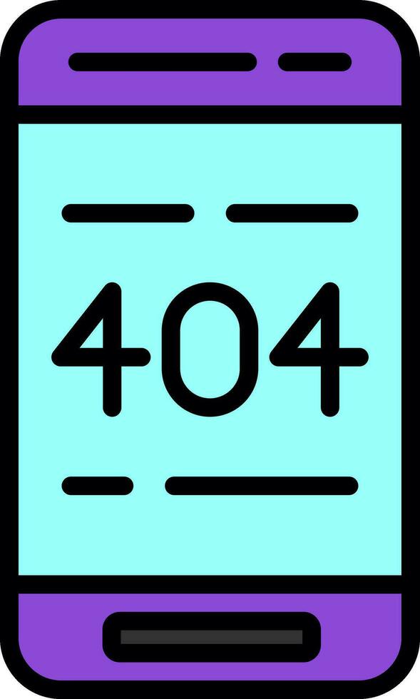 404 Error Vektor Symbol Design