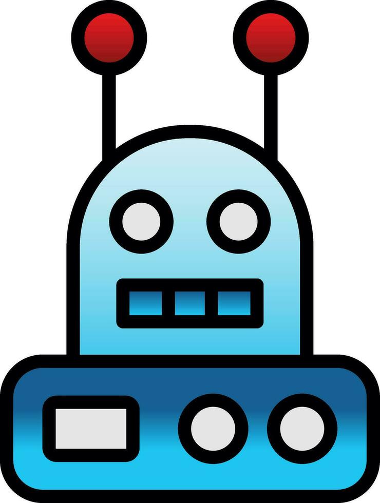 Roboter Vektor Symbol Design