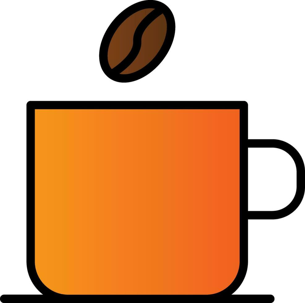 Kaffeetasse-Vektor-Icon-Design vektor