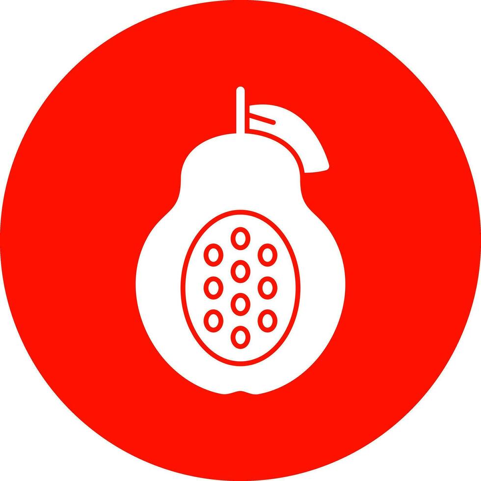 Papaya-Vektor-Icon-Design vektor