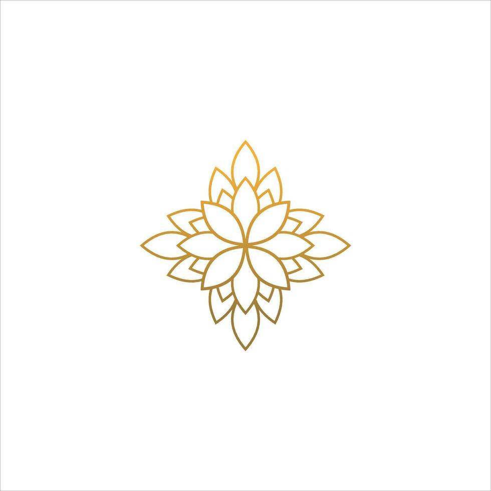 lotus vektor ikon i trendig platt design