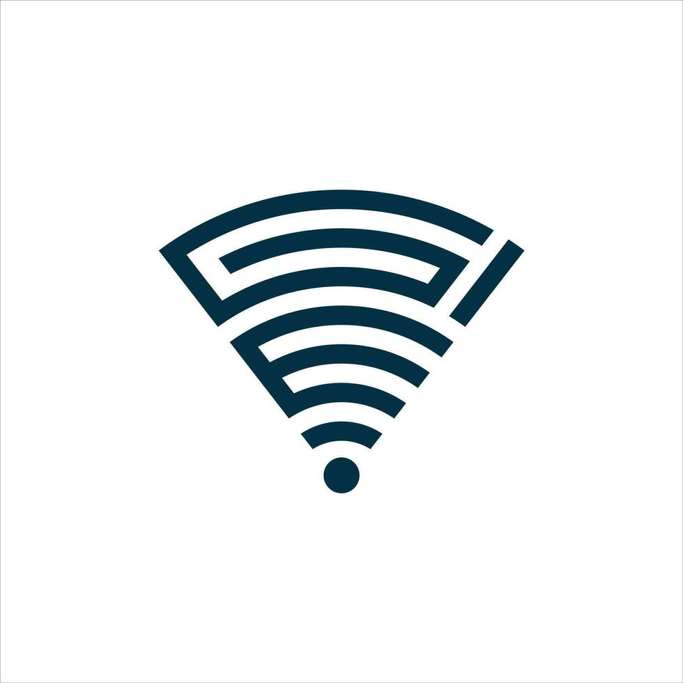 wiFi ikon vektor illustration logotyp mall