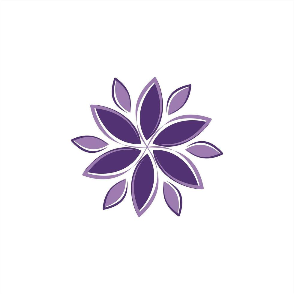 Schönheit Vektor Lotus Blumen Design Logo Vorlage Symbol